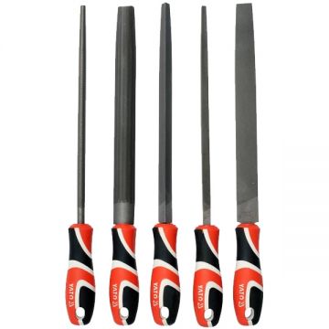 Yato  YT-6239 - Set pile mixte 250  mm dantura mixta 5  bucati maner
