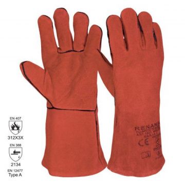 Manusa sudura Welder Rosu (C308), 1801R, Renania