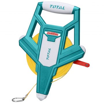Ruleta TOTAL 50m x 12,5mm - eficienta 3:1 - fibra sticla
