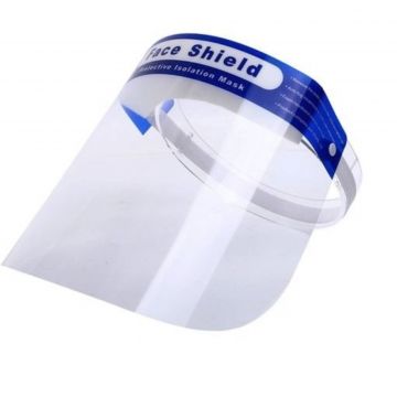 Viziera Protectie cu Geam din Plastic si Burete