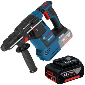 Bosch  GBH 18V-26 + GBA - Rotopercutor SDS-Plus 2.6 J + Acumulator Li-Ion 18 V 5 Ah