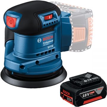 Bosch  GEX 185-LI + GBA - Slefuitor cu excentric 125 mm+ Acumulator Li-Ion 18 V 5 Ah