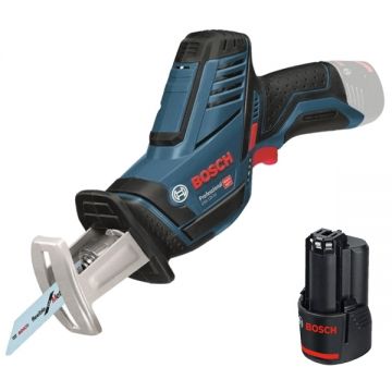 Bosch  GSA 12V-14 + 1600A00X79 - Fierastrau sabie + Acumulator Li-Ion 12 V 3 Ah