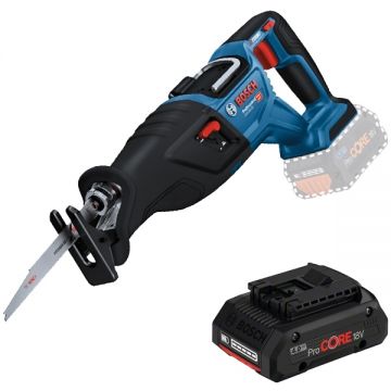 Bosch  GSA 185-LI + ProCORE - Fierastrau sabie + Acumulator Li-Ion 18 V 4 Ah