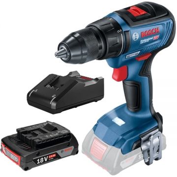 Bosch  GSR 18V-50 + GBA + GAL 18V-40 - Masina de gaurit si insurubat 50 Nm + Set 1 acumulator si incarcator Li-Ion 18 V 2 Ah