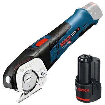 Bosch  GUS 12V-300 + 1600A00X79 - Foarfeca + Acumulator Li-Ion 12 V 3 Ah