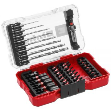 Einhell  M-CASE - Set accesorii insurubare si burghie metal 39 bucati