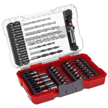 Einhell  M-CASE - Set accesorii insurubare si burghie mixte 39 bucati