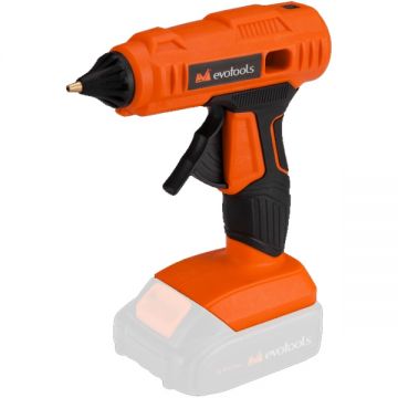 Evotools  681327 - Pistol de lipit cu bagheta siliconica  fara acumulatori si incarcator Li-Ion 18 V -  Ah 11  mm 190 grade C