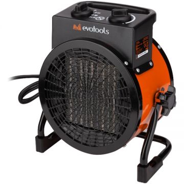 Evotools  EH 3000 - Tun de caldura electric 3 kW 30 m3/h 2 trepte monofazat