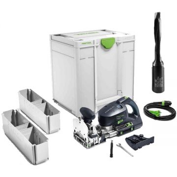 Festool  DF 700 EQ-Plus + D 8-NL 50 HW-DF 700 - Freza nuturi 720 W 70 mm valiza speciala + Freza DOMINO 8 mm DF 700