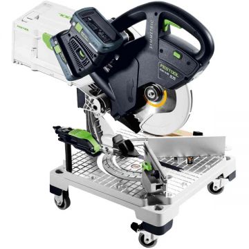 Festool  SYMMETRIC SYMC 70 40 EBI-Plus - Fierastrau circular stationar cu 2 acumulatori Li-Ion 18 V 4 Ah 216x30 mm