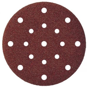 Klingspor  PS 22 K set - Set foi abrazive rotunde 150 mm granulatie 80 17 gauri 5 bucati