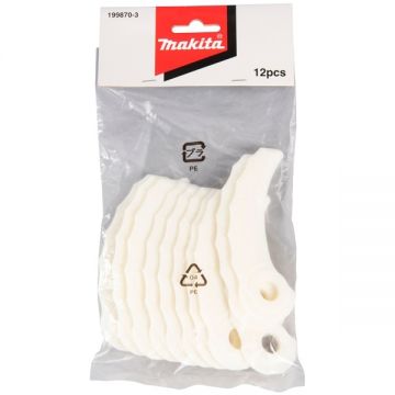 Makita  199870-3 - Cutite din plastic pentru motocoase 12 bucati