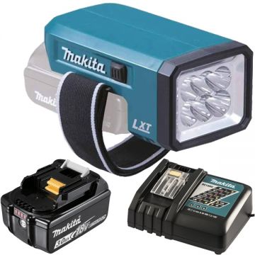 Makita  DEBDML186 - Lampa + Acumulator Li-Ion 18 V 3 Ah + Incarcator
