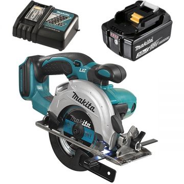 Makita  DSS501Z - Fierastrau circular 136x20 mm + Acumulator Li-Ion 18 V 3 Ah + Incarcator