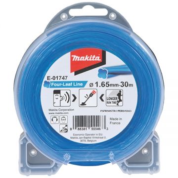 Makita  E-01747 - Fir de taiere 1.65 mm 30 m forma trifoi cu patru foi