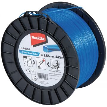 Makita  E-01753 - Fir de taiere 1.65 mm 445 m forma trifoi cu patru foi