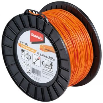 Makita  E-01812 - Fir de taiere 2.4 mm 225 m forma trifoi cu patru foi