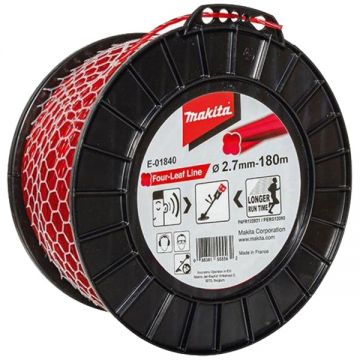 Makita  E-01840 - Fir de taiere 2.7 mm 180 m forma trifoi cu patru foi