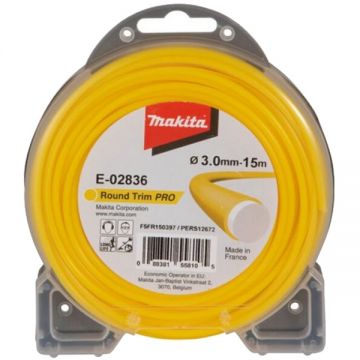 Makita  E-02836 - Fir de taiere 3 mm 15 m forma rotunda