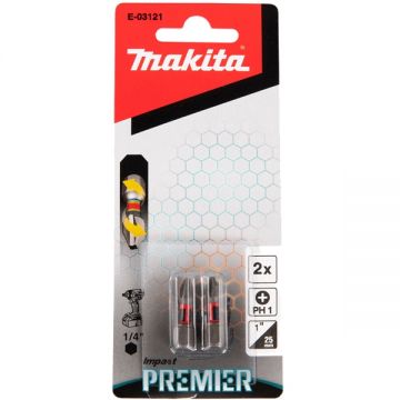 Makita  E-03121 - Set capete de insurubare profil PH 2 bucati