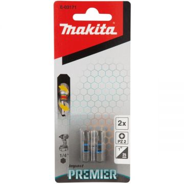 Makita  E-03171 - Set capete de insurubare profil PZ 2 bucati
