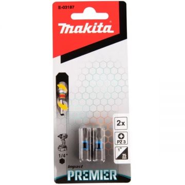 Makita  E-03187 - Set capete de insurubare profil PZ 2 bucati