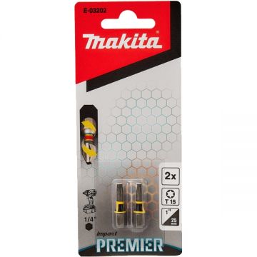 Makita  E-03202 - Set capete de insurubare profil TORX 2 bucati