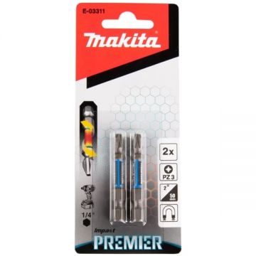 Makita  E-03311 - Set capete de insurubare profil PZ 2 bucati