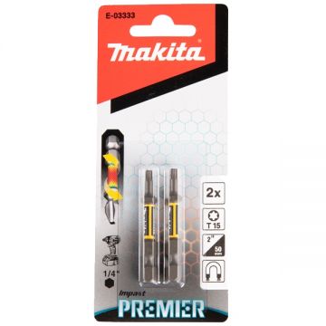 Makita  E-03333 - Set capete de insurubare profil TORX 2 bucati