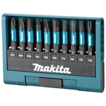 Makita  E-12011 - Set capete de insurubare mixte 10 bucati rezistenta impact