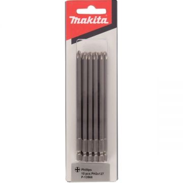 Makita  P-13568 - Set capete de insurubare PH2 10 bucati