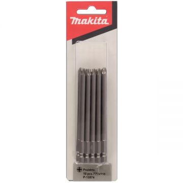 Makita  P-13574 - Set capete de insurubare PZ2 10 bucati