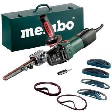 Metabo  BFE 9-20 SET - RESIGILAT - Slefuitor cu banda 950 W 457x19 mm turatie constanta valiza speciala accesorii