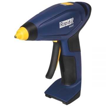 Rapid  BGX7 - Pistol de lipit cu bagheta siliconica  cu 1 acumulator Li-Ion 3.6 V 1.5  Ah 7  mm 170 grade C