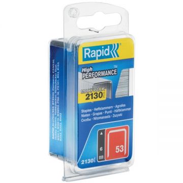Rapid  No. 53 - Set capse 11.4x6 mm R53 R153 R253 R353 R453 MS2.1 MS4.1 ALU610 ALU753 ALU853 ALU953 E100 ESN530 BTX530 PS101 PS6-16 M10R M20 M30 M40 Eco Tacker Hobby Tacker Hobby Tacker Dual Multitacker Compacta Hobby Electric 2130 bucati