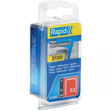 Rapid  No. 53 - Set capse 11.4x8 mm R53 R153 R253 R353 R453 MS2.1 MS4.1 ALU610 ALU753 ALU853 ALU953 E100 ESN530 BTX530 R553 PS101 PS6-16 M10R M20 M30 M40 Eco Tacker Hobby Tacker Hobby Tacker Dual Multitacker Compacta Hobby Electric 2130 bucati