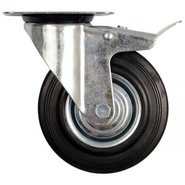 Vorel  87327 - Roata pivotanta 200  mm 150  kg otel zincat