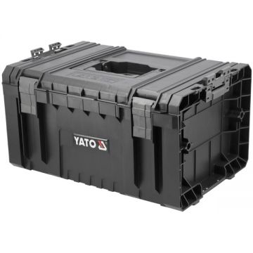 Yato  YT-09163 - Cutie din plastic 241x450x321 mm maner transport sistem clipsare stocare supraetajata