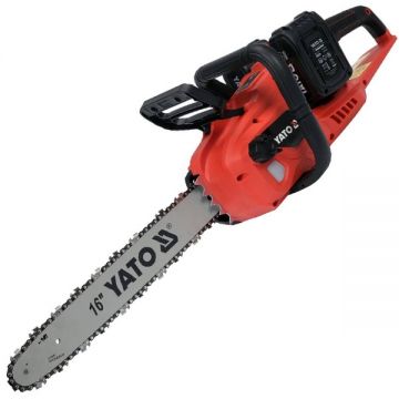 Yato  YT-828131 - Drujba cu 2 acumulatori Li-Ion 18 V 4 Ah 40 cm 15 m/s