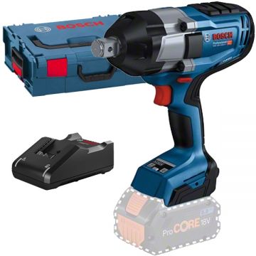 Bosch  GDS 18V-1050 H - RESIGILAT - Masina de insurubat cu impact fara acumulatori patrat 3/4 inch 1050 Nm M10-M24 valiza speciala
