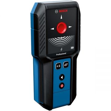 Bosch  GMS 120-27 - Detector de metale cu 2 baterii alcaline 1.5 V LR6 (AA) 100 mm geanta textila
