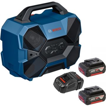 Bosch  GPB 18V-6 C + 1600A00B8J - Radio + Set 2 acumulatori si incarcator Li-Ion 18 V 5 Ah