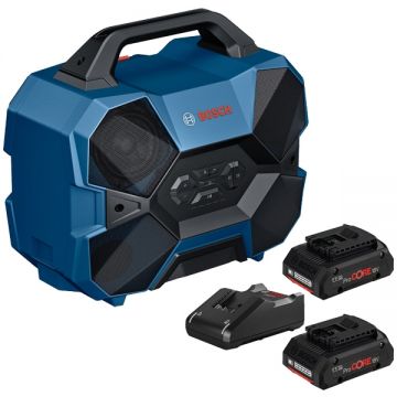 Bosch  GPB 18V-6 C + ProCORE + GAL 18V-40 - Radio  + Set 2 acumulatori si incarcator Li-Ion 18 V 4 Ah