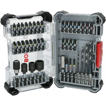 Bosch  PRO Impact - Set accesorii insurubare si burghie metal 40 bucati