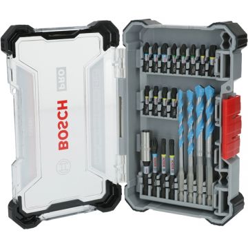 Bosch  PRO Impact - Set accesorii insurubare si burghie multiconstruct 20 bucati