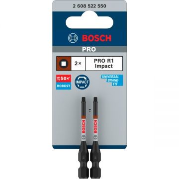 Bosch  PRO Impact - Set capete de insurubare profil R1 2 bucati