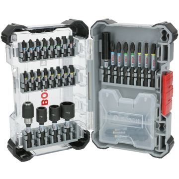 Bosch  PRO Impact - Set capete de insurubare si chei tubulare mixte 33 bucati