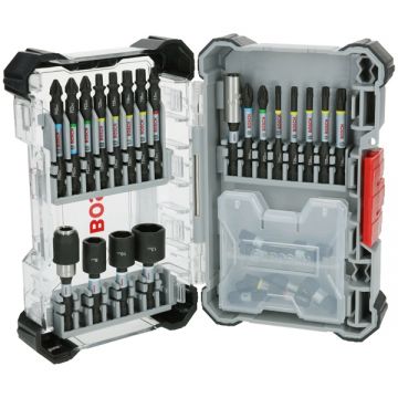Bosch  PRO Impact - Set capete de insurubare si chei tubulare mixte 35 bucati